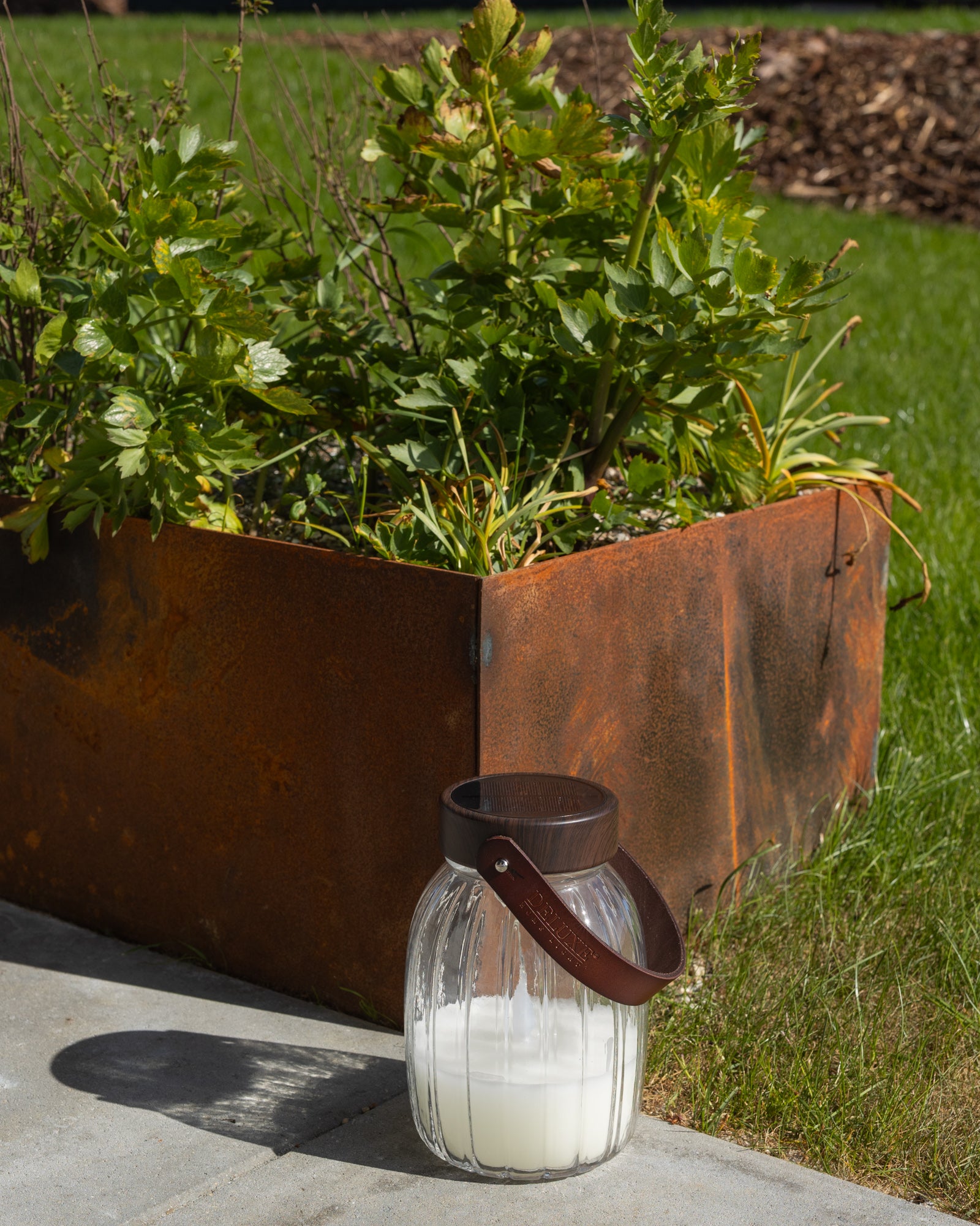 Deluxe Homeart LED Glas Lanterne 17cm LED lanterner 3