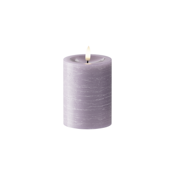 LED Vela pilar Ø7,5x10cm Lavanda