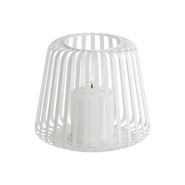 Linterna LED Ø 20 x 17 cm Blanco