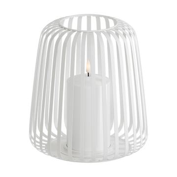 Linterna LED Ø 20 x 22 cm Blanco