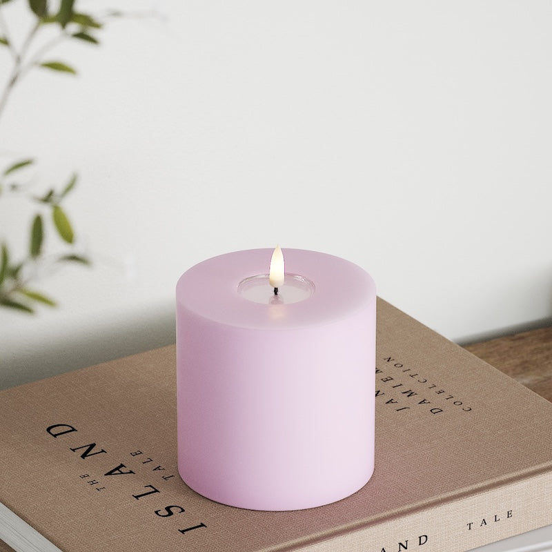 Deluxe Homeart LED plokkvalgusti Ø 10 x 10 cm Lavendel