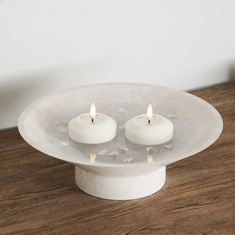 Deluxe Homeart LED Flydelys Ø 6,1 cm (2 stk) Hvid