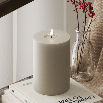 Deluxe Homeart LED Vela pilar Ø10x15cm Arena LED Vela pilar 4