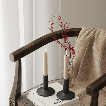 Deluxe Homeart LED Kronljus 2 st, Ø 2 x 15 cm Rose LED Kronljus 4