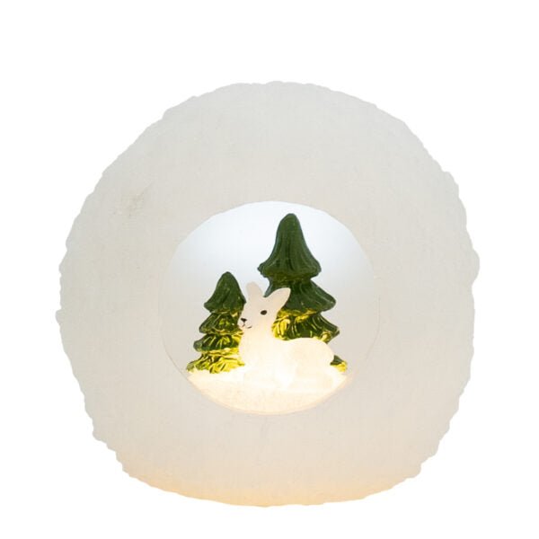 Χιονόσφαιρα με διακόσμηση 12*12cm Deluxe Homeart 1