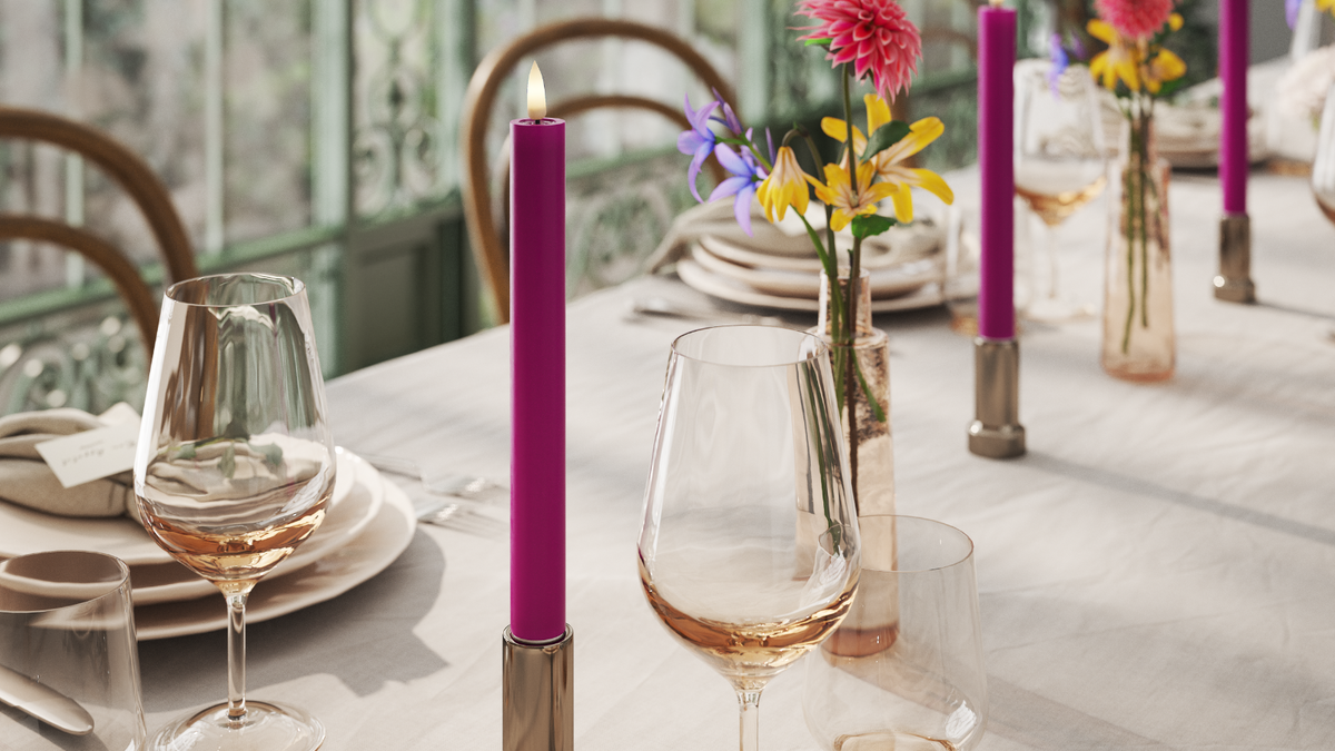 Naturlig tro LED Kronljus Med WetLook ™ -design