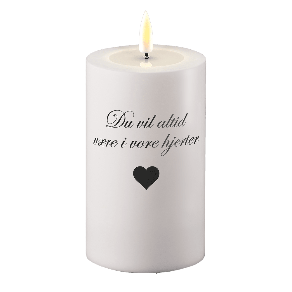 Luz LED para tumbas Siempre estarás en nuestros corazones Deluxe Homeart 1