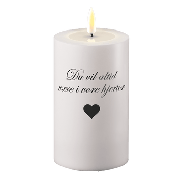 Luz LED para tumbas Siempre estarás en nuestros corazones Deluxe Homeart 1