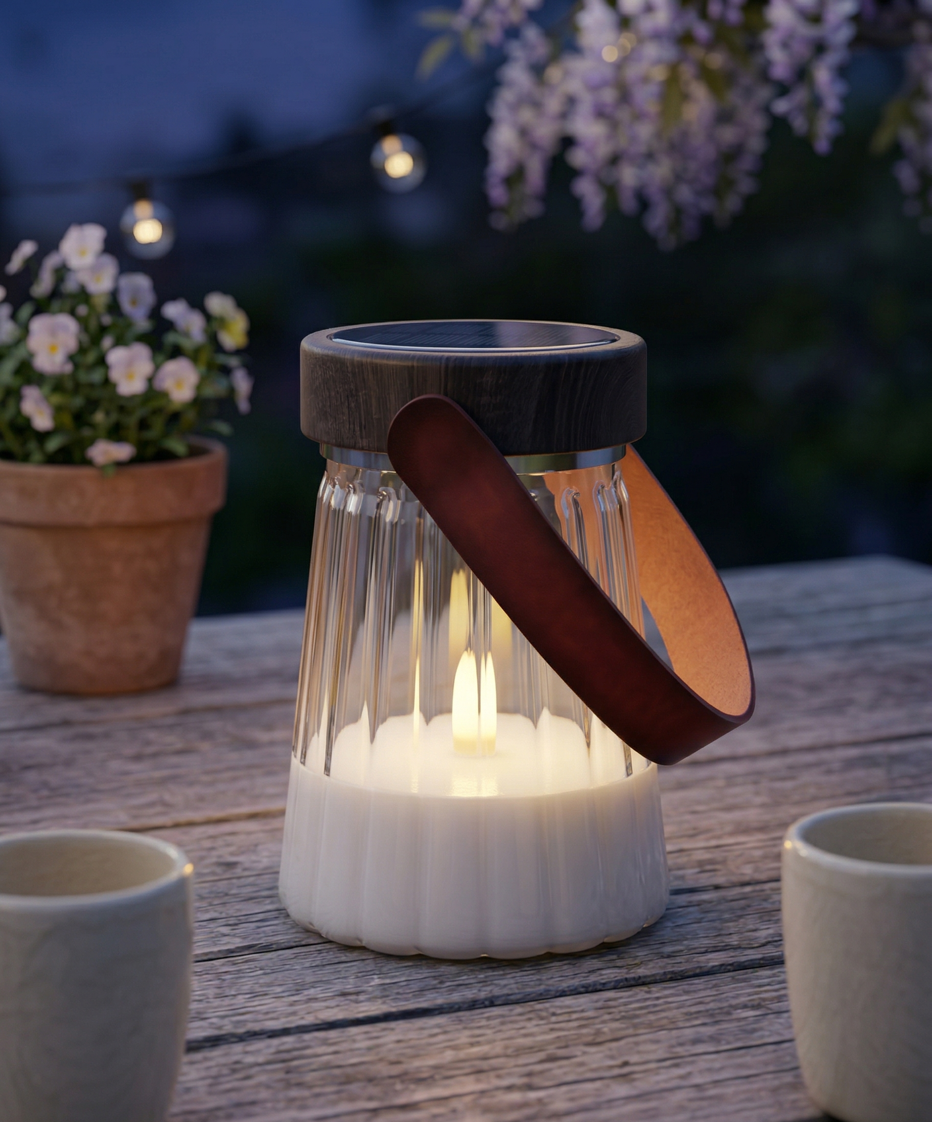 LED sklenice Landers 13cm
